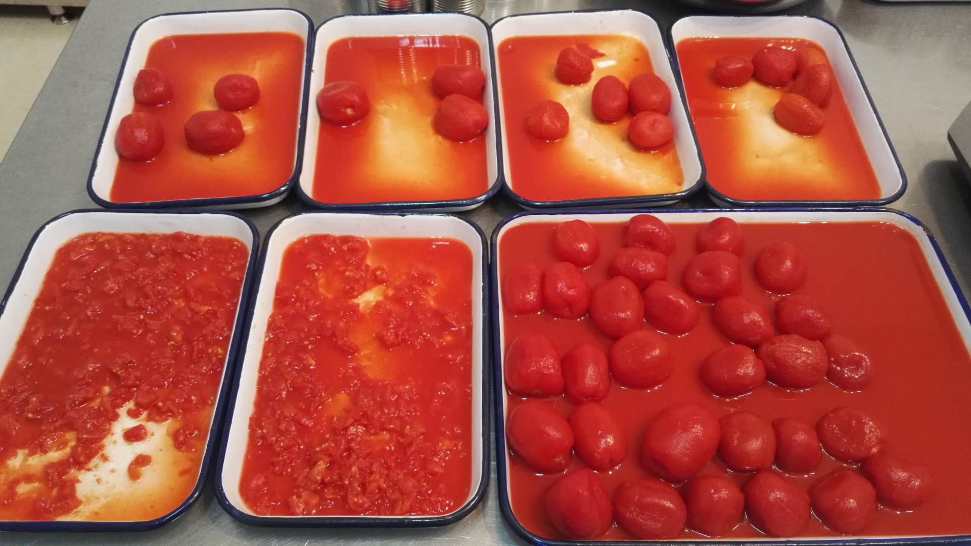 罐装切丁番茄 400g、800g、2500g、2850g