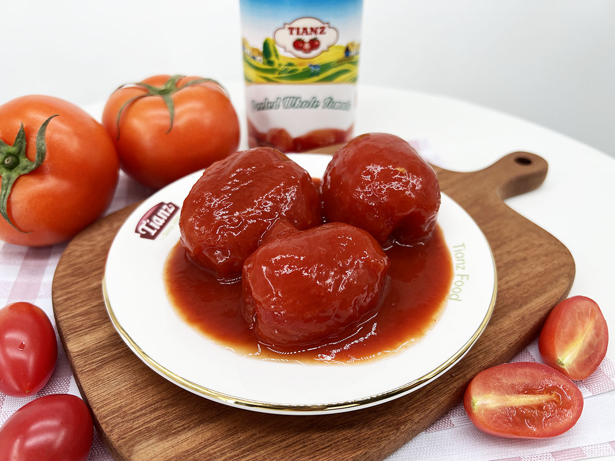 田氏罐装切碎番茄400g 浓度:16%-18% 支持OEM