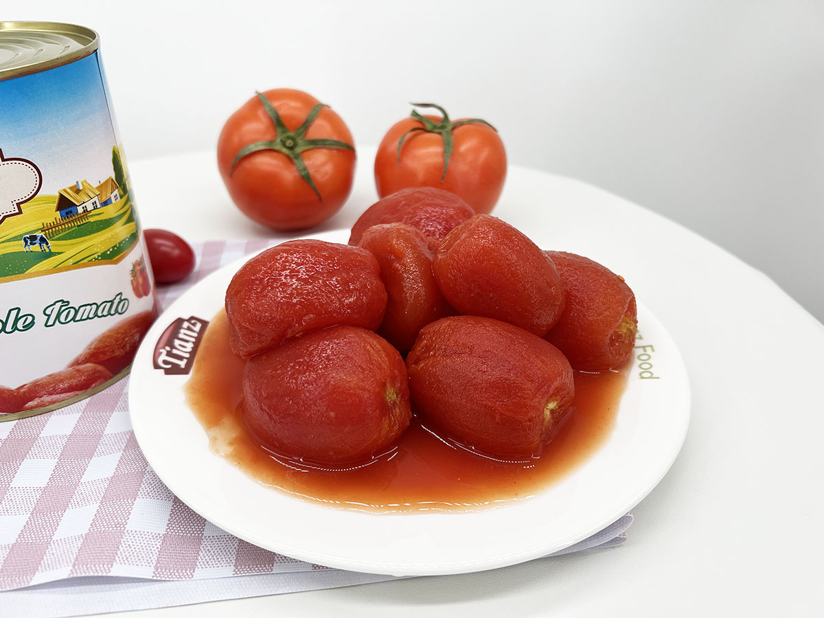 田氏罐装切碎番茄800g 浓度:5%-6% 支持OEM